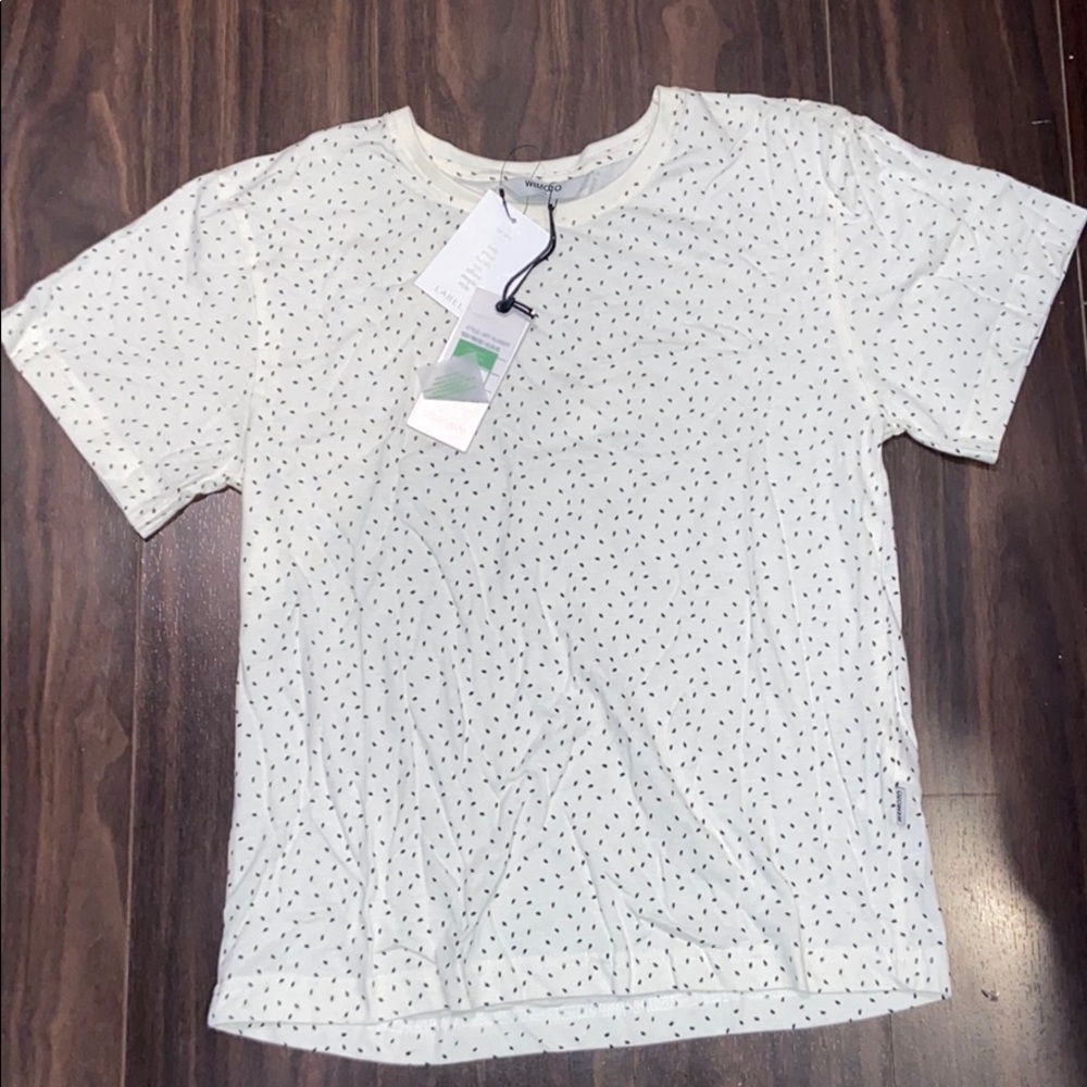 Wemoto Teddy Printed Off White Top